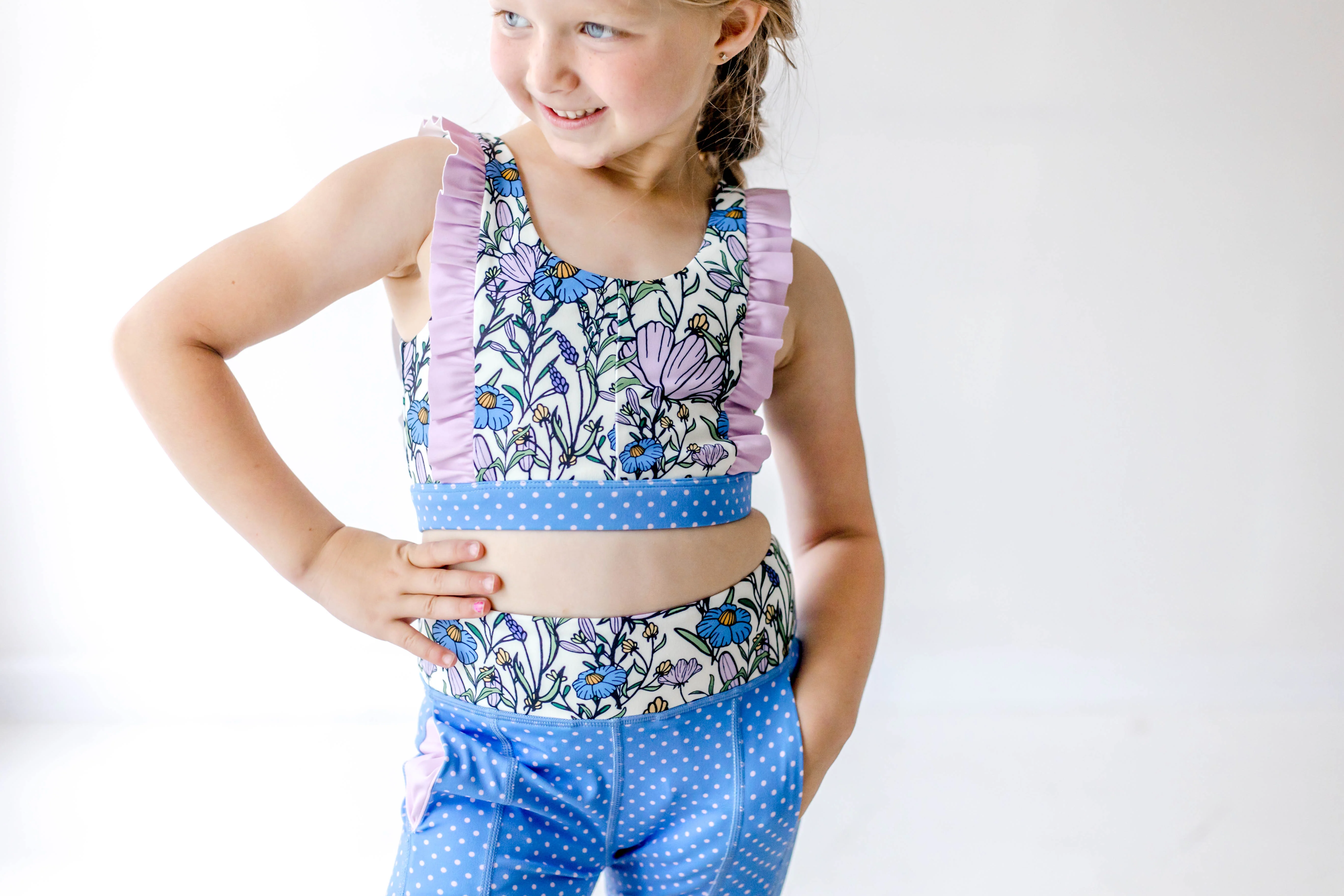 Blueberry Dot Active Top (Runs Small) - Image 4